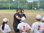 元G重信選手・元Y北村選手野球教室